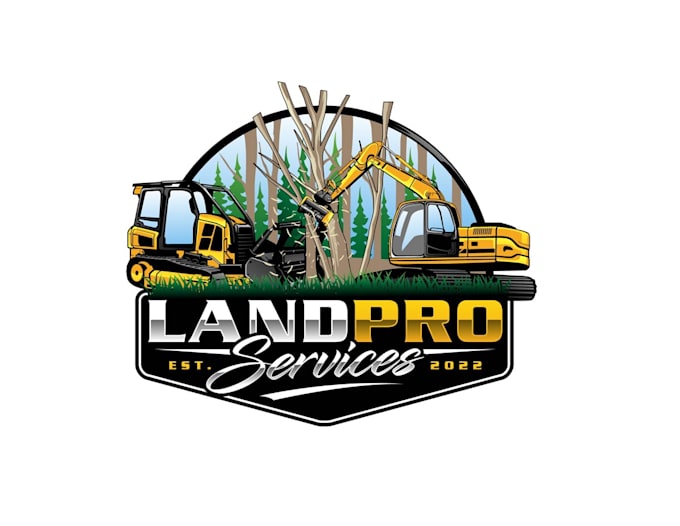 create professional and specially excavator logo design