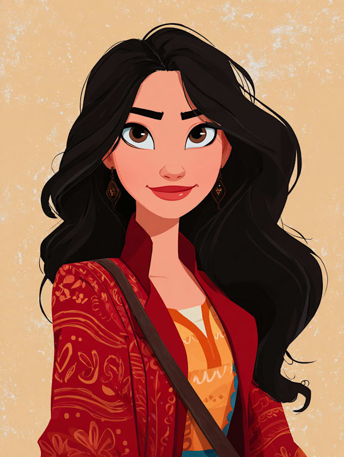 draw picture in disney cartoon style