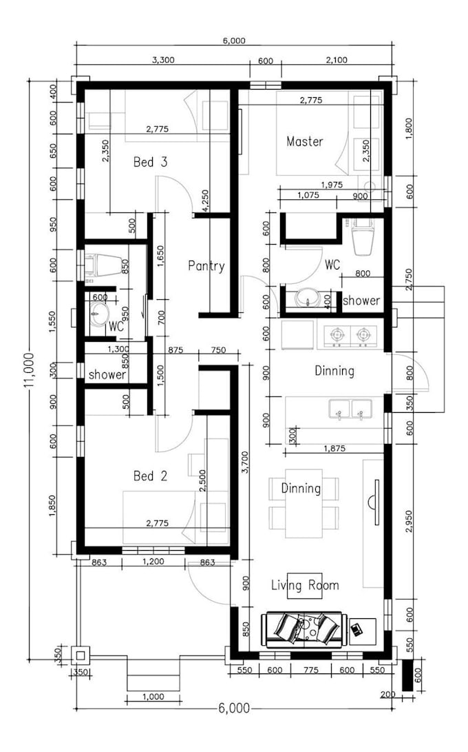 be your architect, draftsman for house plans, 2d floor plan blueprints
