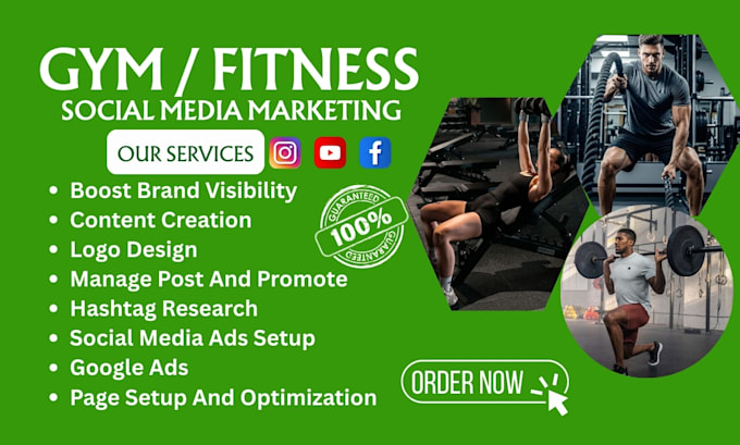 be your social media manager for health, fitness, wellness, yoga, gym marketing