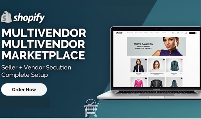 build a professional multi vendor ecommerce website or shopify marketplace