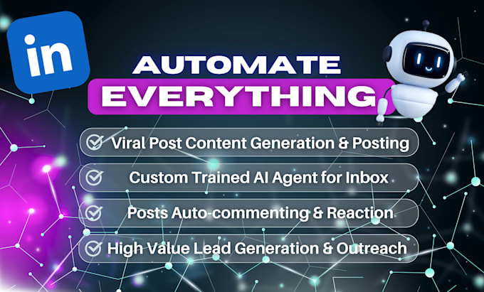 automate your linkedin with n8n make ai agents