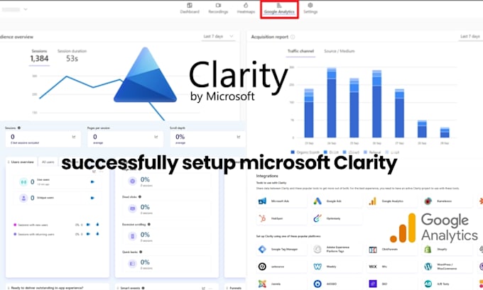 setup microsoft clarity for website heatmaps on wordpress