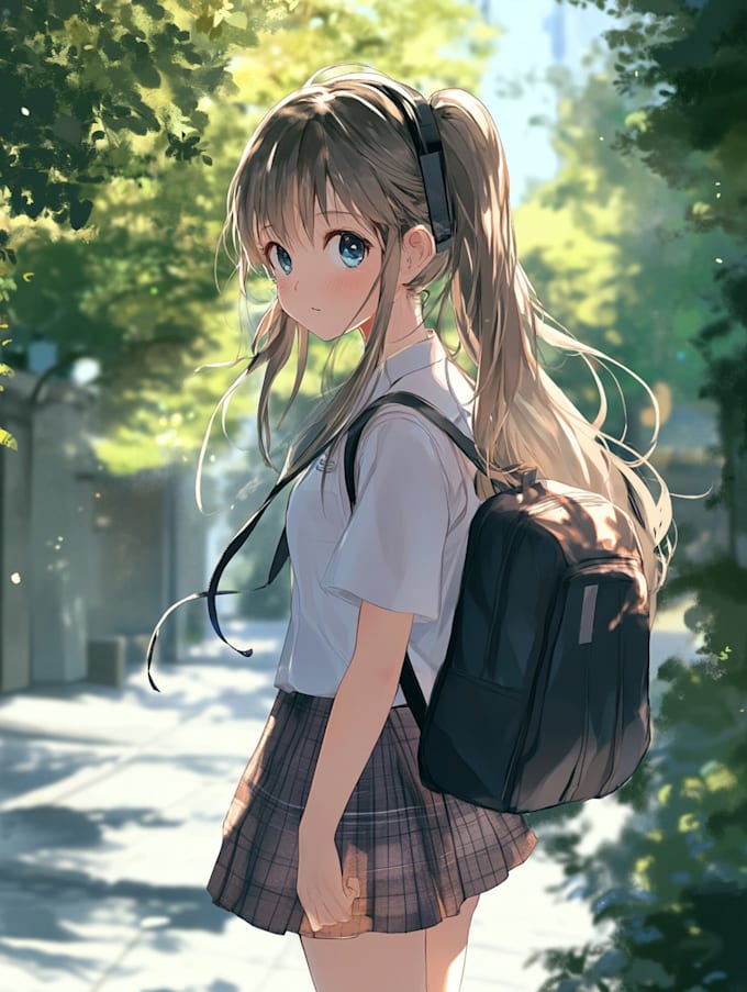 do anime or cartoon character illustration