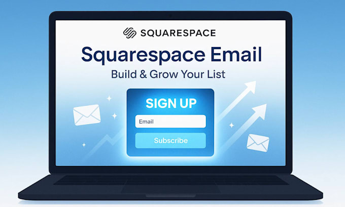 setup email marketing, opt in forms and lead capture on squarespace