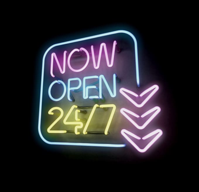 Create a beautiful glowing neon logo sign by Preciso | Fiverr
