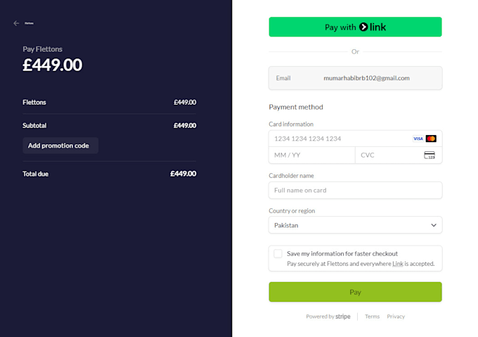 integrate stripe or paypal in your laravel website
