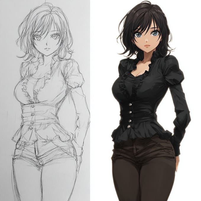 draw a anime manga