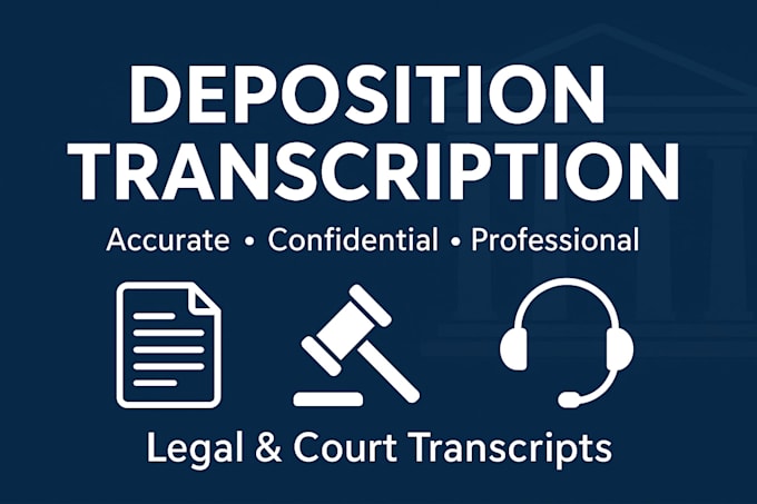 do professional deposition transcription services fast