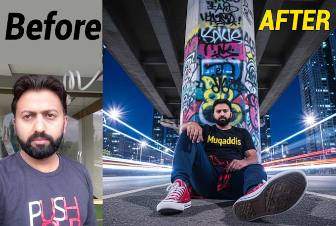 convert your 5 picture into a realistic visual background
