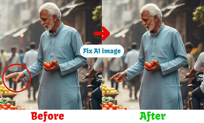 professionally edit your image, sharpen enhance, unblur, expand