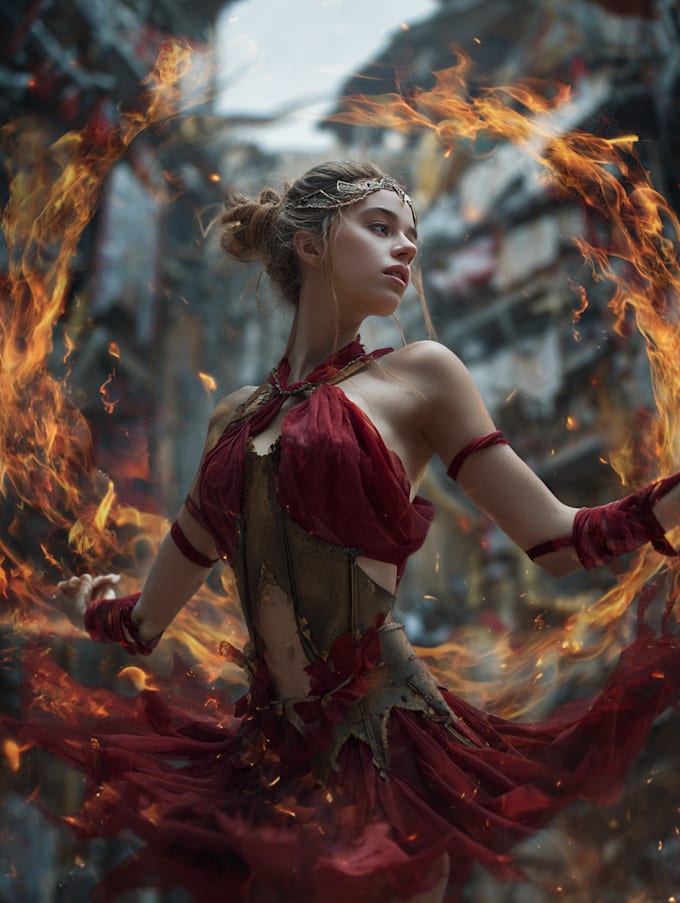 create manipulation fantasy illustration