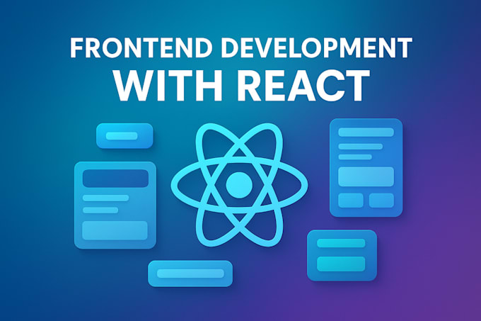 build modern and responsive frontend with react