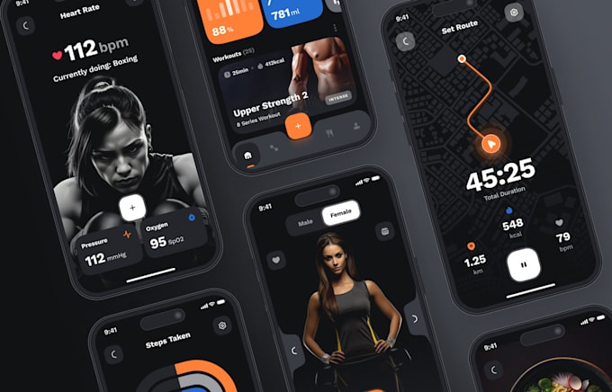 design custom UI UX design for website and mobile app in figma