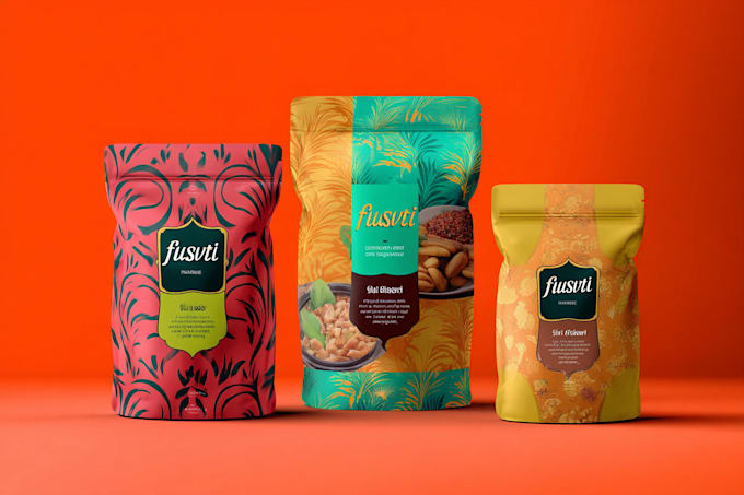 do product packaging design, pouch design and bag design