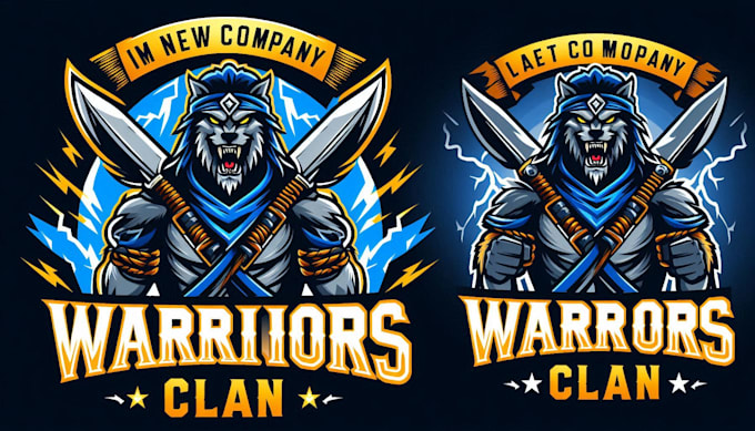 create outstanding warriors clan mascot logo within 24 hours