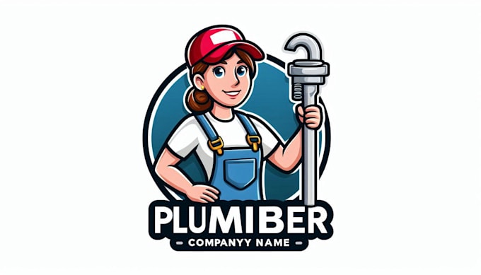 create an plumber mascot logo in very short time