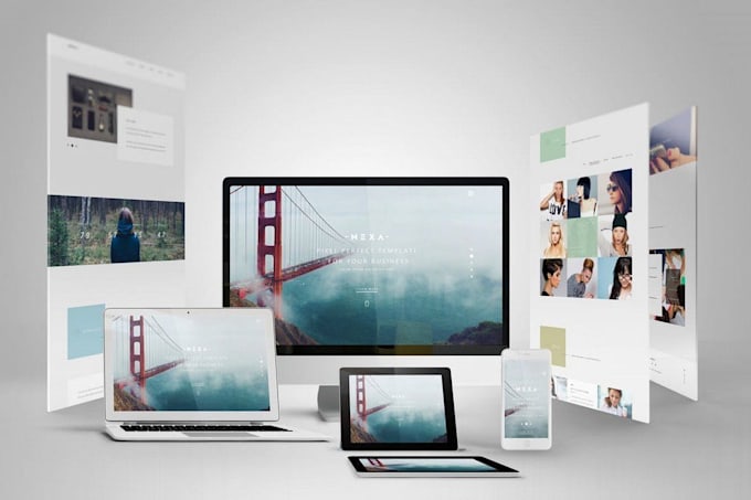 build a modern responsive web application with react