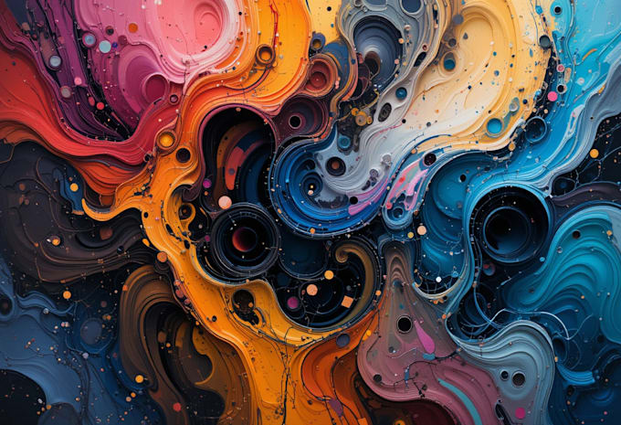 make creative abstract art for you