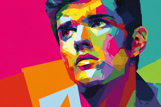 draw comic pop art portrait