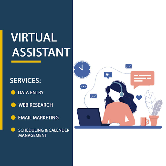 do data entry and virtual assistant tasks