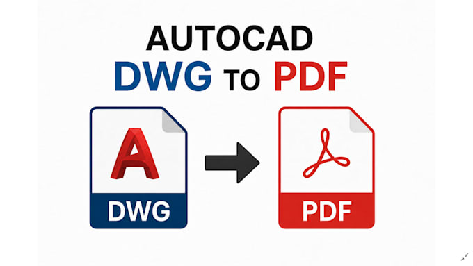 convert your autocad dwg to pdf