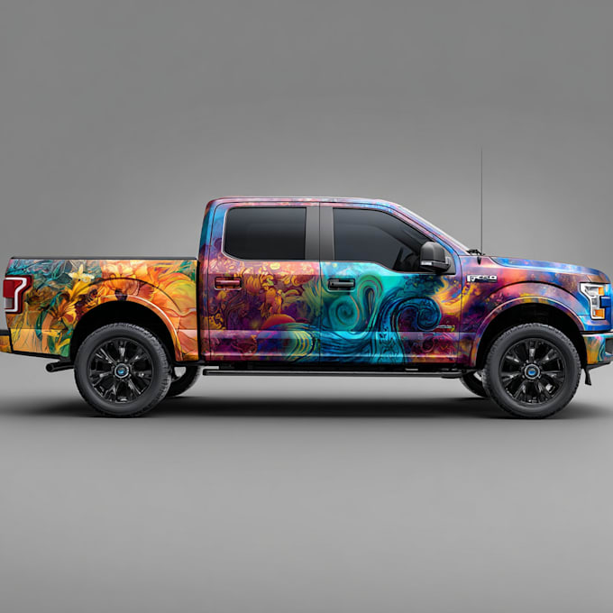 vehicle wrap design, van wrap design, car wrap design