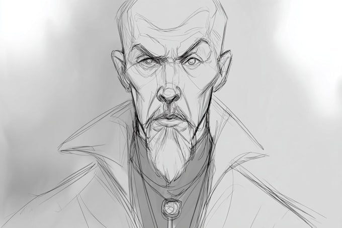 draw quick rough character sketch for you