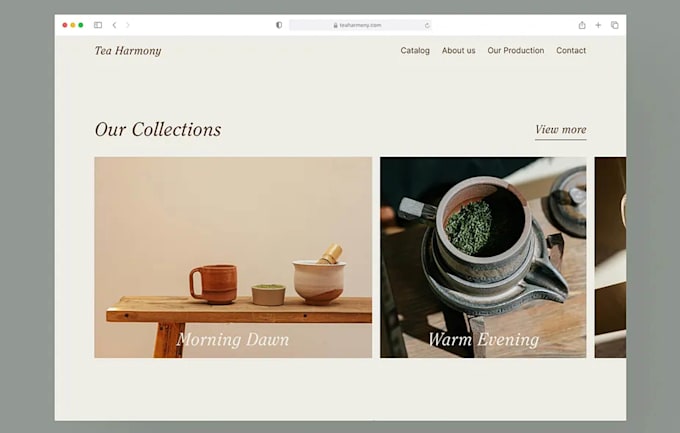 design ecommerce shopify website design UI UX in figma
