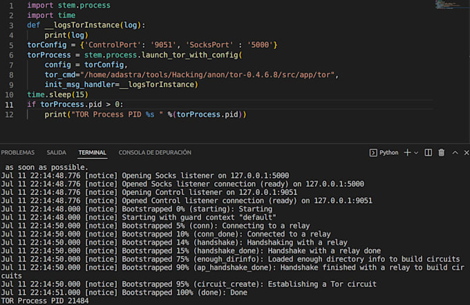 create python scripts for automation