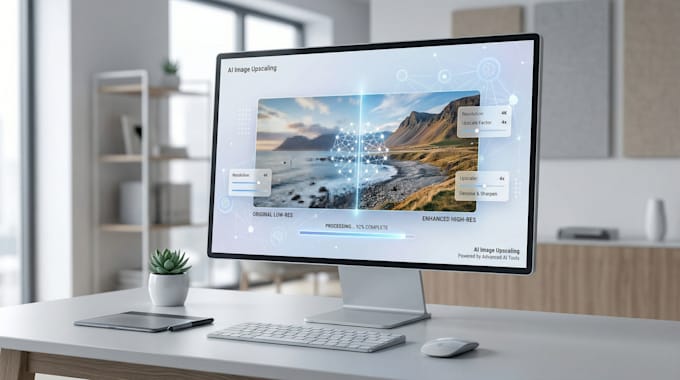 fix blurry images and upscale photos to HD or 4k using ai