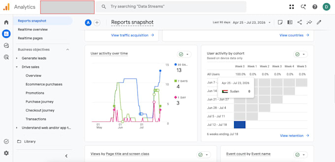 set up google analytics 4 and conversion tracking for funnels and crm