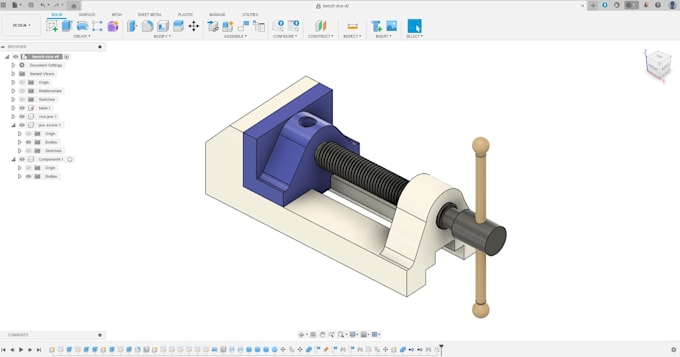 Create 2d,3d drawings in solidworks, fusion 360 for 3d printing, cnc ...