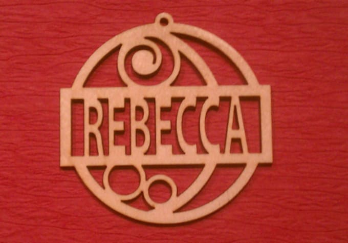 laser cut your custom ornament