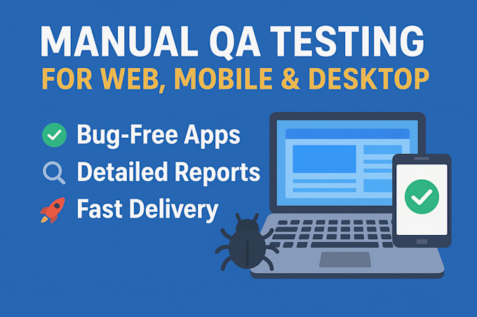 do manual QA testing for your website or web app