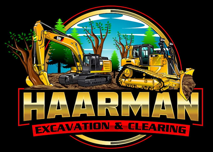 design wonderful land cleaning logo