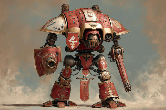 create a warhammer illustration