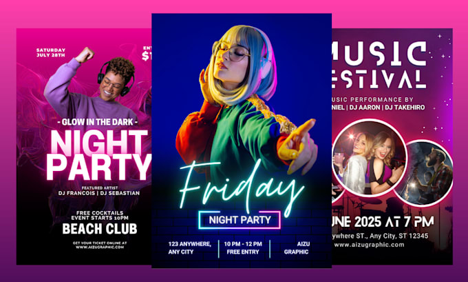 design a modern minimalist poster or flyer