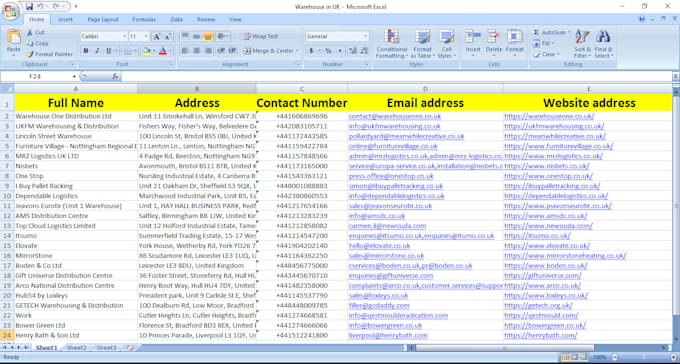 do a verified email list for b2b lead generation data mining