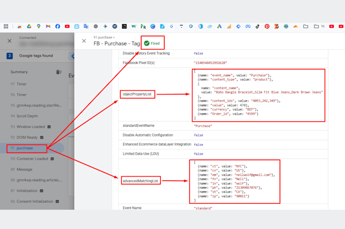 set up and fix facebook pixel, tiktok, conversion API, ga4 tracking using GTM