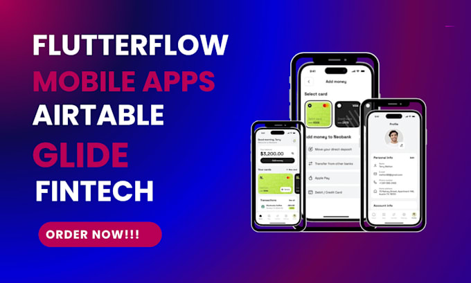 develop mobile app, flutter flow adalo, airtable softr glide appsheet kintone