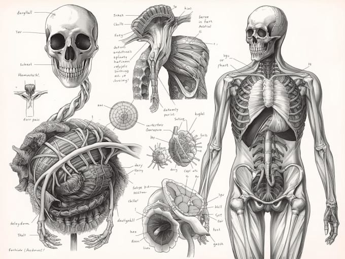 Draw medical sketchs and illustrations by Fabiallins | Fiverr