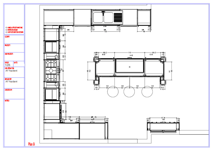 draft mechanical and architectural drawings in autocad
