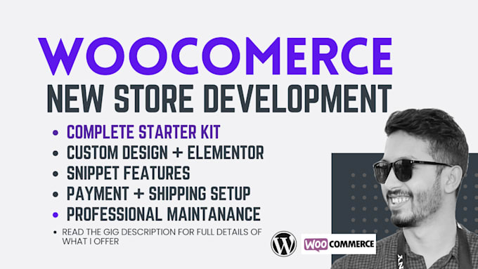 develop your new wordpress woocommerce store or plugin