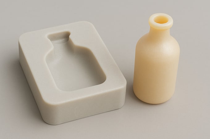 Design 3d cad model, silicone and plastic molds, with slt file for 3d ...