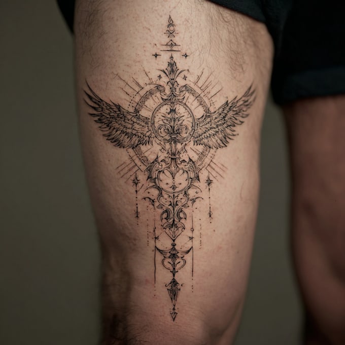 create a unique and custom tattoo design
