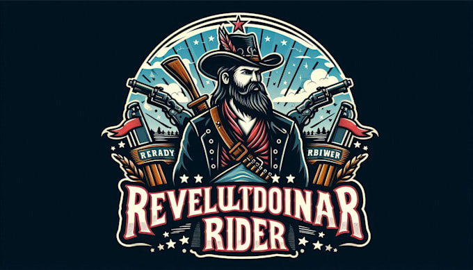 design revolutionary rider logo with free source files