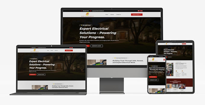 design hvac, roofing, plumbing, construction, cleaning, and contractor websites