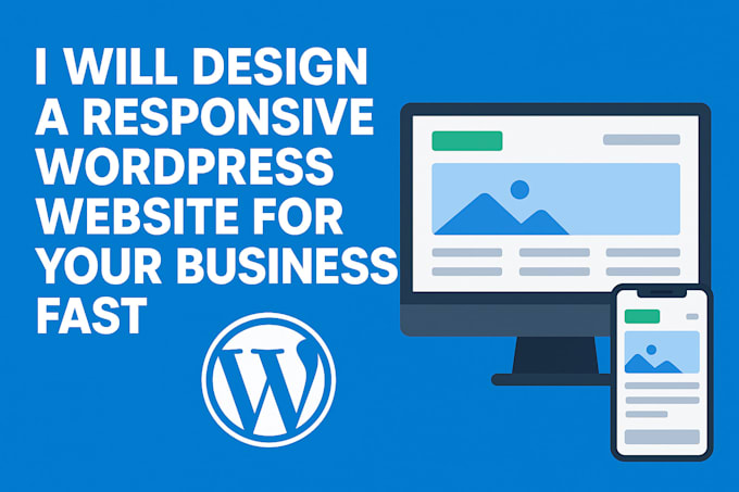 Design a responsive wordpress website for your business fast by Aklima ...