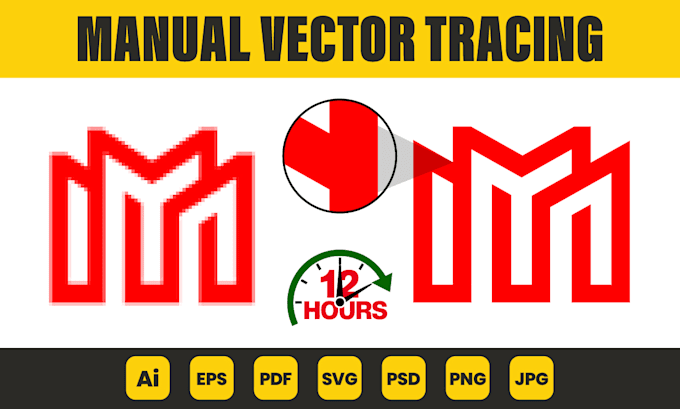 trace and convert logo or image to high quality vector